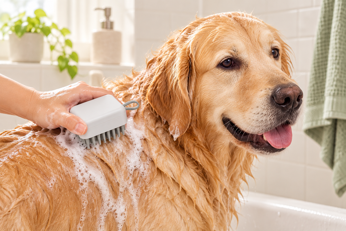 BanhoPronto™ — Cepillo de Baño y Masaje
