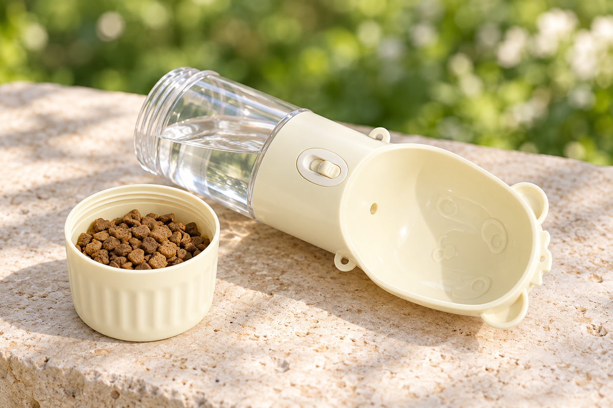 ÁguaPronta™ — Botella Portátil para Paseos