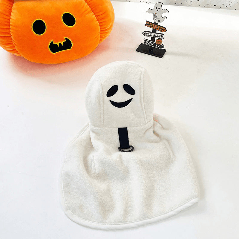 Capa de Halloween para Animais — Abóbora, Fantasma e Morcego